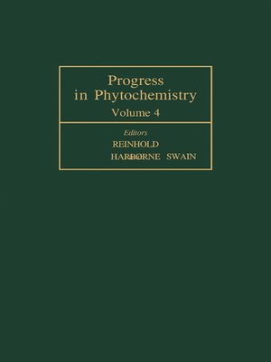 cover image of Progress in Phytochemistry